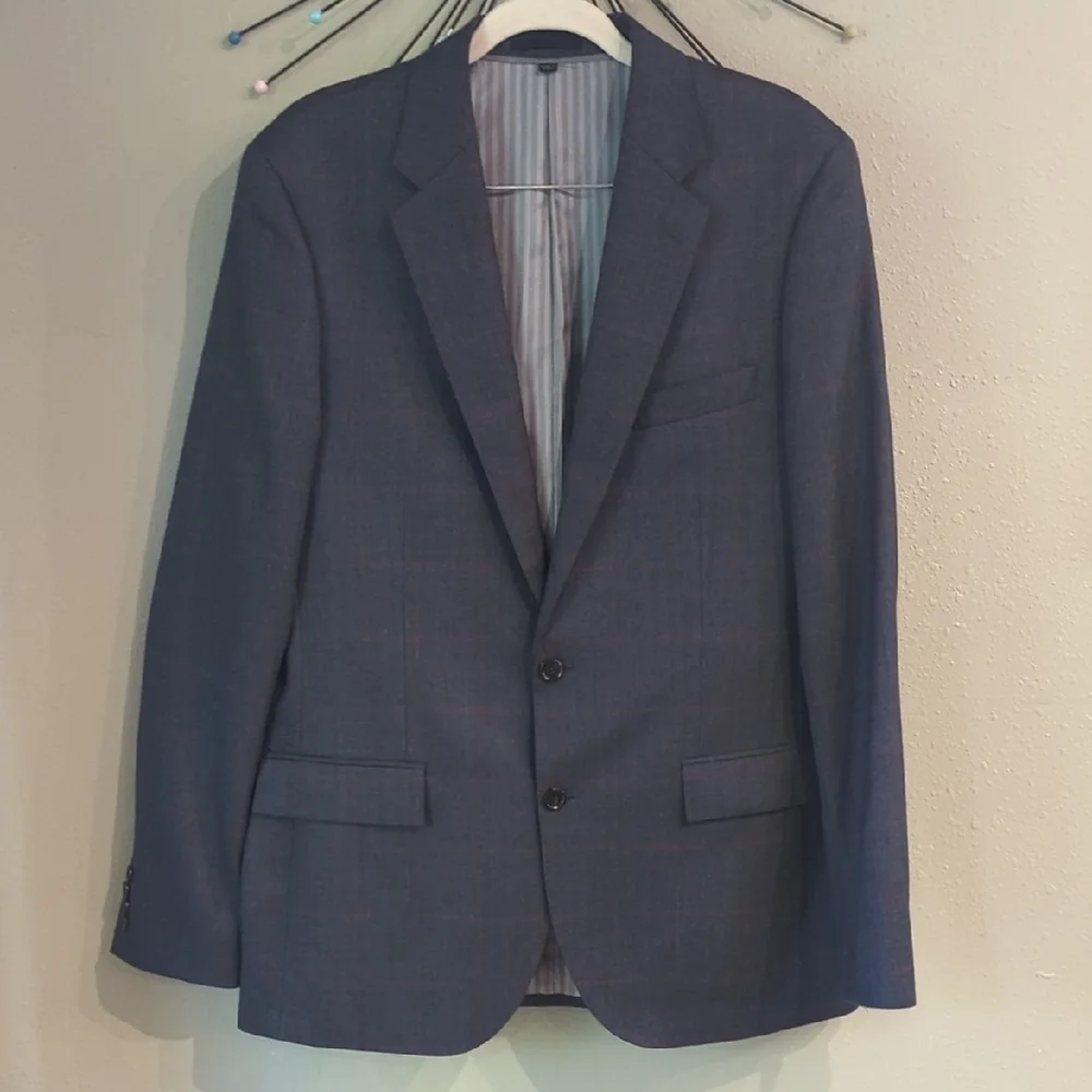 J.Crew Ludlow Suit Jacket Blazer Men's 100% Wool 42L Slim Office Old Money
